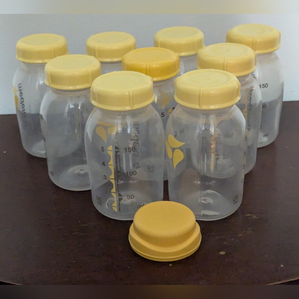 9 Medela Milk Bottles
